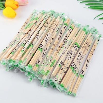 China One Time Use Disposable Chopstick Factory Chinese Wholesale Custom Printed Disposable Bamboo Chopsticks for sale