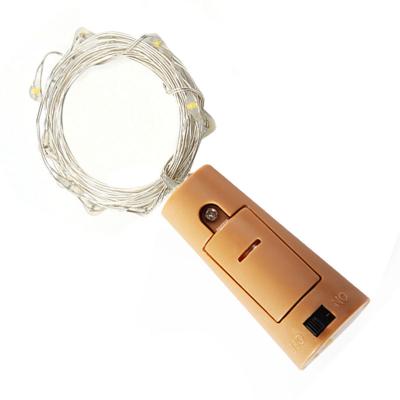 China Cork Fairy Lights Lighting String Party Decoration Copper Wiring String Lights Waterproof Wine Bottle for sale