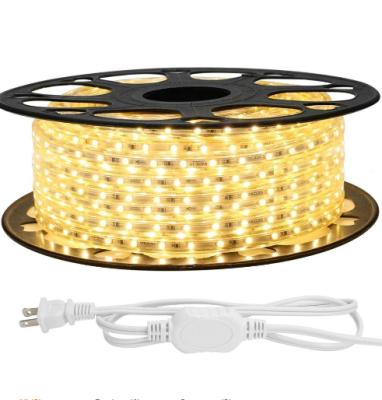 China Firm on 100m LED Strip Lights with US Plug, Super Bright 5050 SMD LEDs, IP65 Waterproof LED Strip Light for Outdoor Decoration Lighting for sale