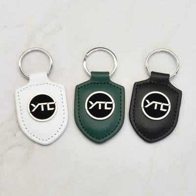 China ALL Hot Selling Personalized Leather Car Key Chain Custom Logo Engraved Leather Key Chain For Gift for sale