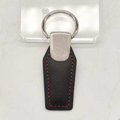 China ALL LOGO High Quality Custom Name Car Factory Supply Luxury Engravable Leather Key Chain for sale