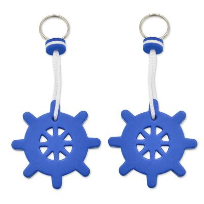 China WHOLESALE Wholesale Different Shape Eva Foam Cheap Cute Yacht Boat Floatable Custom Eva Key Chain With Printing Logo for sale