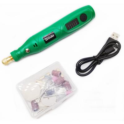 China 3.7V Lithium Battery Charging Rotary Tool 508 Mini Electric Grinder DIY Electric Grinding Machine Polishing 26 Sets HR-50826G for sale