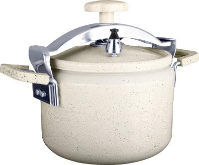 China Explosion-proof aluminum pressure cooker 5-18 L viable pressure cooker factory aluminum with stainless steel handle silicone cover for sale