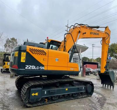 China Usato Escavadora maquina Korea Robex Used Hyundai 220/ 220lc-9s Excavator crawler digger on Sale 1.2 MÂ³ for sale