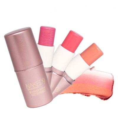 China Waterproof Professional Nude Blusher Stick Customized Makeup Natural Face Blush Cream Long Lasting Makeup Tools for sale