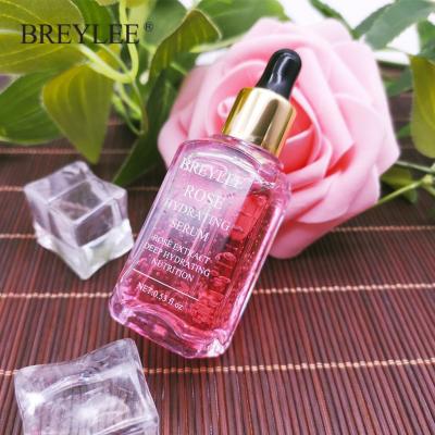 China BREYLEE 17ml Rose Hydrating Serum Natural Rose Extract Nutrition Serum Deep Hydration Liquid Deeply Nourishing Skin Rose Face for sale