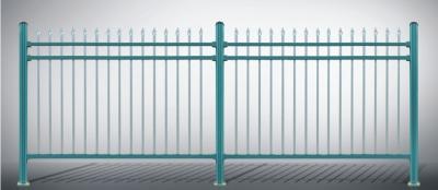 China Industrial Safety Ornamental Aluminum Fence , Metal Garden Fence for sale