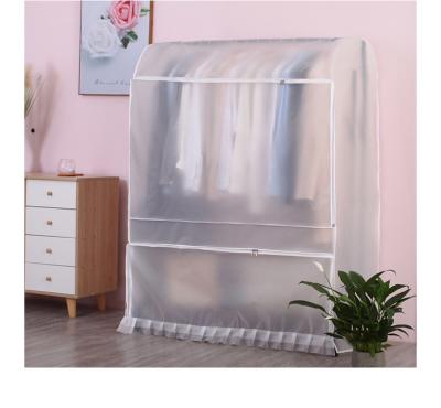 China New Housewear Watryproof Clothes Rail Modern Minimalist Transparent Blanket Supplier Reusable Garment Rack Cover for Dorm for sale