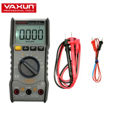 China measure new current volt etc. YAXUN High Quality True Autorange Digital Multimeter NCV RMS TRMS 5999 AC/VC Resistance YX890D for sale