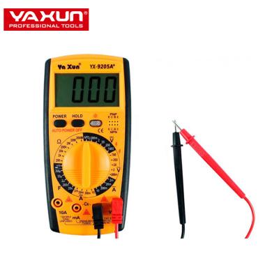 China YAXUN 9205A+ automatic power DIGITAL MULTIMETER for sale