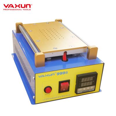 China YAXUN YX-999B 7 inch built-in compressor vacuum separator, movable LCD touch screen separate preheating machine 11*19CM for sale