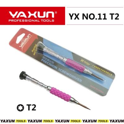 China New YAXUN NO.11 Special Aluminum Alloy T2 Screwdriver For Huawei P8 P9 Mate 9 Repair,Proffessional Torx Screwdriver For Mobile Phone Repair for sale