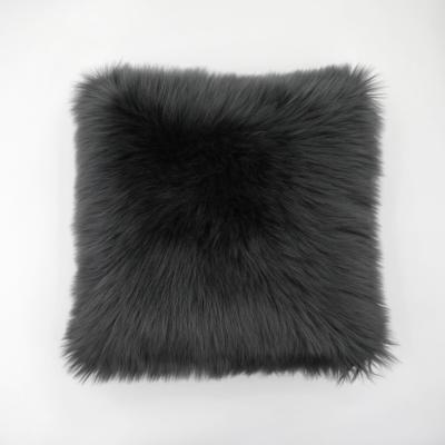 China Home Decorative Luxury Series Super Soft Faux Fur Tile Cover Cushion Case Sustainable For Sofa Or Bed for sale