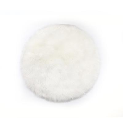 China Stain Resistant Indoor Soft Shaggy Living Room Rugs Floor Rug Quality Faux Fur Blanket Blanket White Fluffy Carpets for sale