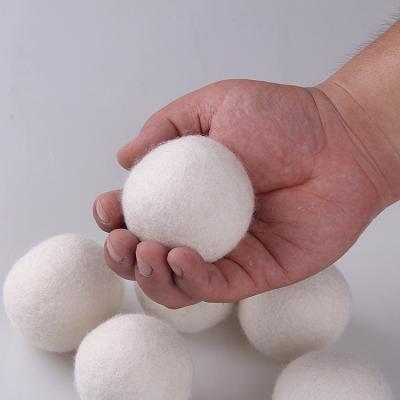 China Odor Elimination / Dehumidification Zealand Wool Dryer Balls In Stock Amazon Natural Wool Drier Ball For Dryer for sale