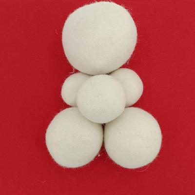 China Odor Elimination / Dehumidification Wool Dryer Balls Organic XL 6 Pack Alternative New Zealand Wool Dryer Sheets To Speed ​​Up Dry Time Reduced Energy Costs for sale