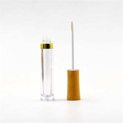 China Eco-friendly China Bamboo Liquid Lipstick Glitter 5ml Lip Gloss Tube for sale