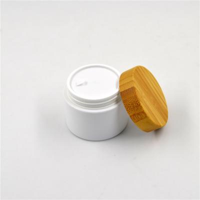 China Recyclable Environmental Material 100% PLA Biodegradable Bottle With Bamboo Cap Skin Care Packaging for sale