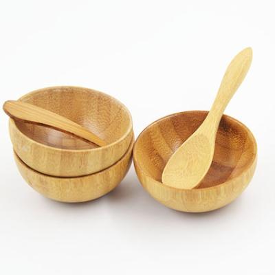 China Viable Bamboo Facial Bowl Container Eco-Friendly Cosmetic Product for sale