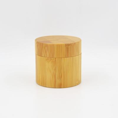 China Recyclable material the whole package of bamboo inner glass jar is environment friendly and pollution-free for sale