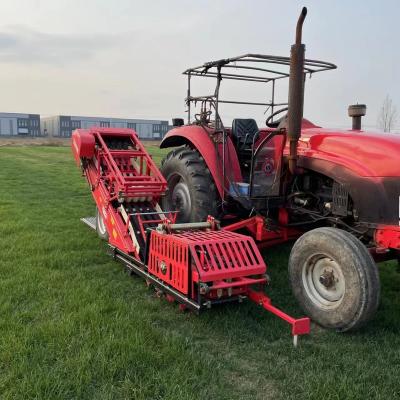 China Green lawn turf grass harvester, golf course construction, fully automatic large combined lawn harvester for sale