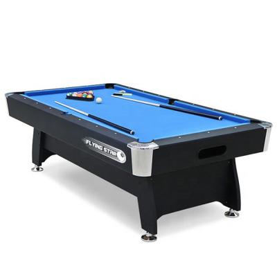 China Wholesale hot sale snooker ball snooker table France modern MDF 8ft billiard tables automatic return with full accessories for sale