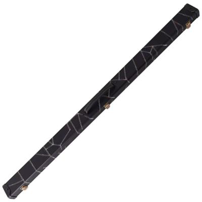 China Professional Portable Leather Cue Case Billiard Accessories Billiard Cue Stick Boxes PU Luxury Leather Billiard Cue Case for sale