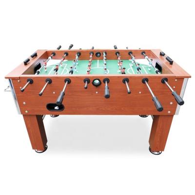 China MDF Board Wholesale Customized Standard Hand Game Soccer Ball Football Adult Indoor 5ft Table Foosball With Full Flying Star Accessory for sale