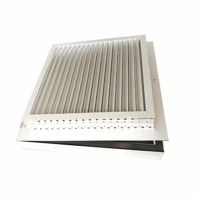 China Building Material Stores QS-1GB-MT Waterproof Vertical Blades Storm Resistant Weather Ventilation Canopy Filters for sale