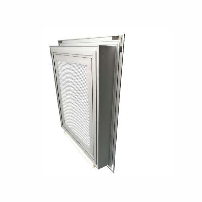 China Factory Integrated IP65 Dust Filter Aluminum Rainproof Front Ventilation Filter Canopy For Container for sale