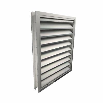 China Factory Waterproof Dust Filtration Aluminum Air Outlet Canopy And Intake Canopy For Equipment Container for sale