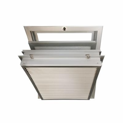 China Building Material Shops Electric Power Station Sand Proof Ventilation Filter Aluminum Waterproof Canopy for sale