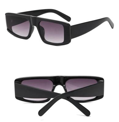 China Fashion sunglasses slim to shape cat.3 style unisex custom logo plastic sunglasses UV400 for sale