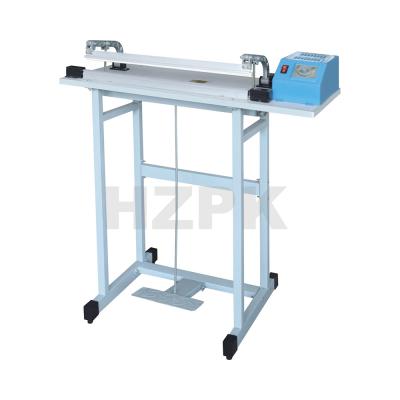 China HZPK Semi Automatic Food Pedal Control Cutter Sealer Machine For Bags for sale