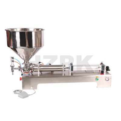 China Ex-factory Semi-automatic Food Price 30-300ml Horizontal Single Head Small Paste Filling Machine for sale