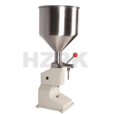 China Hot Selling HZPK A03 Newest Design A03 Series 5~50ml Manual Food Liquid Filling Machine for sale