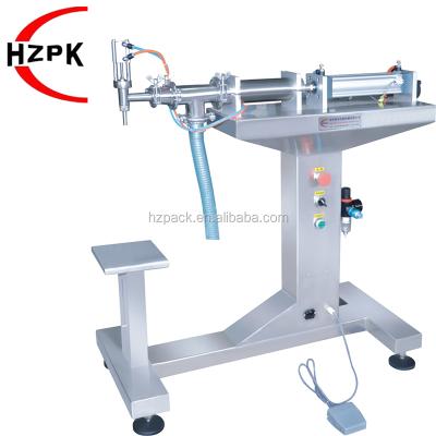 China Semi-auto Vertical Single Head Beverage Liquid Filling Machine for sale