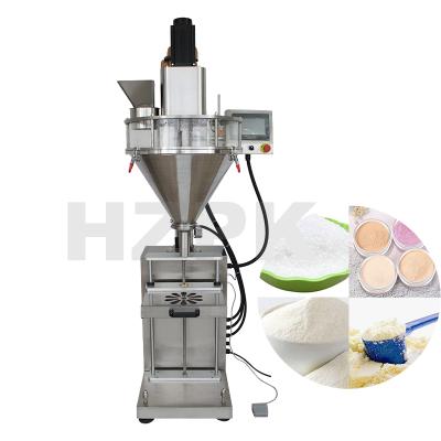 China HZPK Semi-automatic Food Powder Filling Machine for Coffee Powder Wheat Flour Condiment Solid Drink for sale