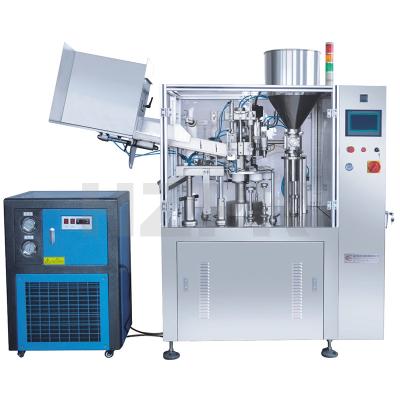 China HZNF-60A Automatic Plastic Food Porcelain Tube Filling And Induction Sealing Machine Manufacturers for sale