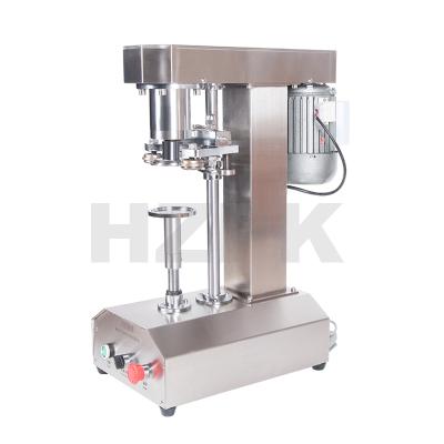 China HZPK TCS-160 Food Semi-automatic Easy Operation Desktop Easy Glass Jar Capsule Plastic Sealing Machine for sale