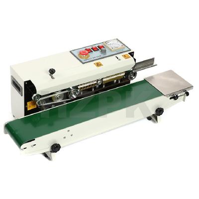 China FR-770 Beverage Plastic Bag Sealing Machine / Automatic Continuous Strip Sealing Machine for sale