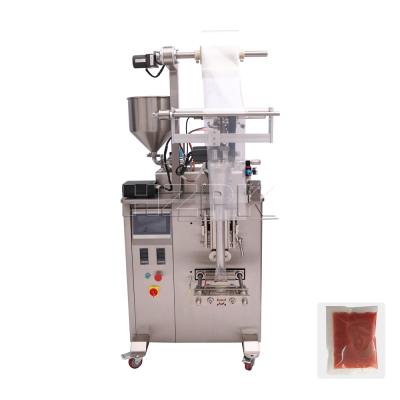 China HZPK Automatic Small Food HZPK Food Sauce Ketchup Sauce Automatic Cosmetic Plastic Bag Water Filling Sealing Packaging Machinery Price for sale