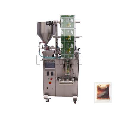 China HZPK Food Automatic 3/4 Sides Seal Tomato Sauce Pouch Shampoo-Cream Hair Gel Sachet Filling Packaging Machine for sale