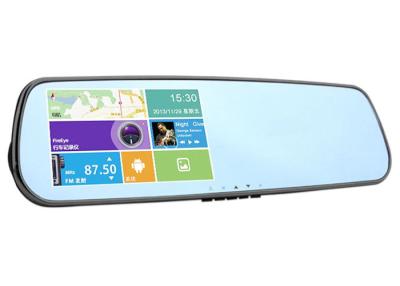 中国 4.3 インチの青い背面図ミラー GPS DVR 赤外線 LED は暗い眺めをつけます 販売のため