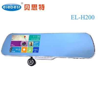 Chine 5 pouces plein HD conjuguent le magnétoscope de la voiture DVR Allwinner d'appareil-photo avec la navigation de GPS à vendre