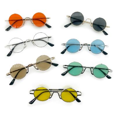 China Fashion Sunglasses T605 Vintage Round Sunglasses Round Small Frame Lens Sunglasses for sale