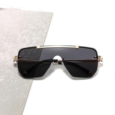 China Unique Sunglass Fashion Sunglasses for Gentlemen Stretching Oversized Metal Frame Sunglasses Men's Sunglasses for sale