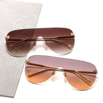 China High-End Round Sunglasses Men Oversized Sunglasses Shades Fashion Retro Big Sunglasses for sale