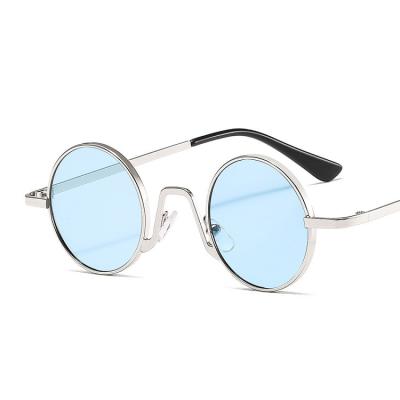 China Fashion Sunglasses Fall Trending Round Lens Sunglasses Metal Sunglasses Women 2021 for sale